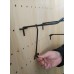 FixtureDisplays® Peg Board Display, Wood Pegboard Spinner Rack for Retail Accessories with (32) Hooks 10307